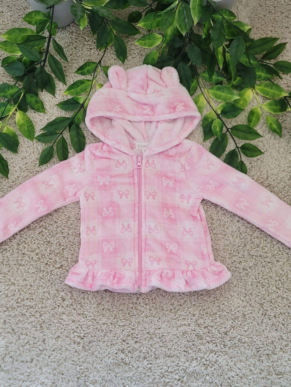 Toddler Girl Ruffled Bow Jacket (2T)